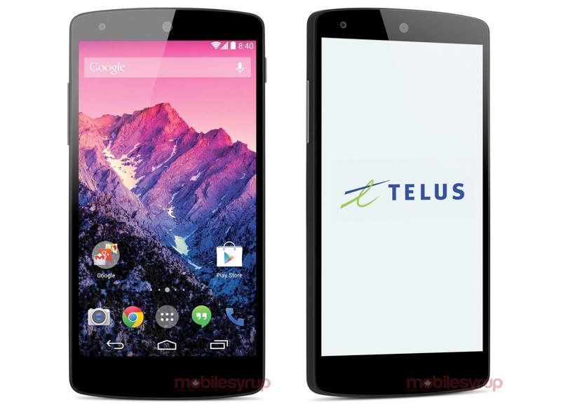 LG Nexus 5 Telus press images leak