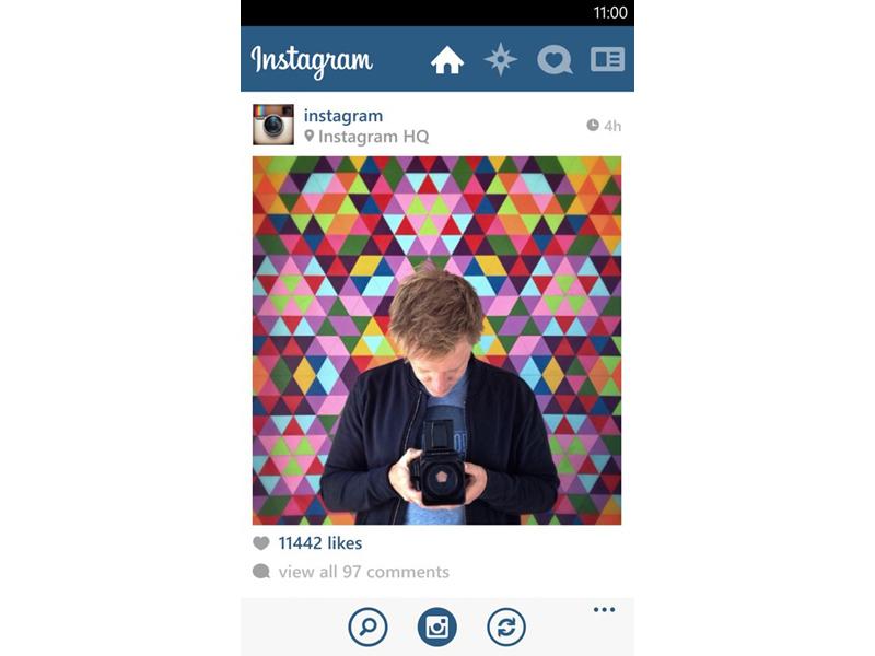 Instagram for Windows Phone official screenshot