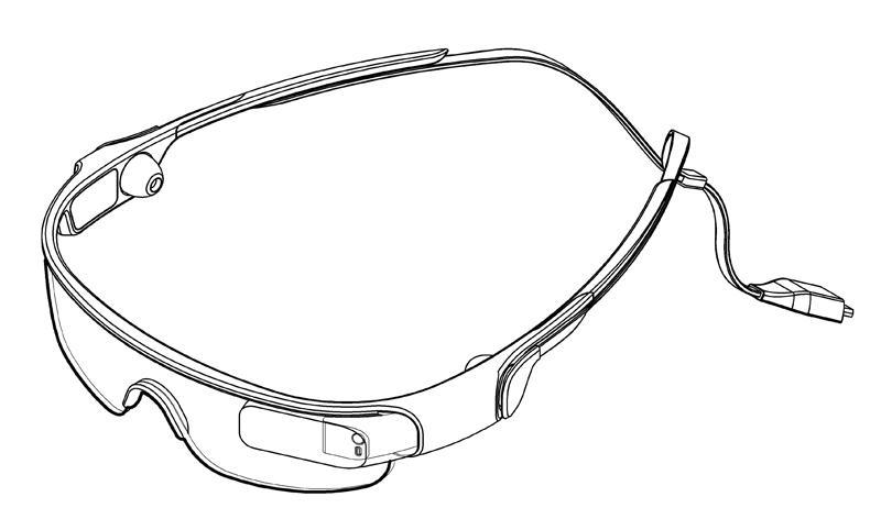 Samsung sports glasses design patent