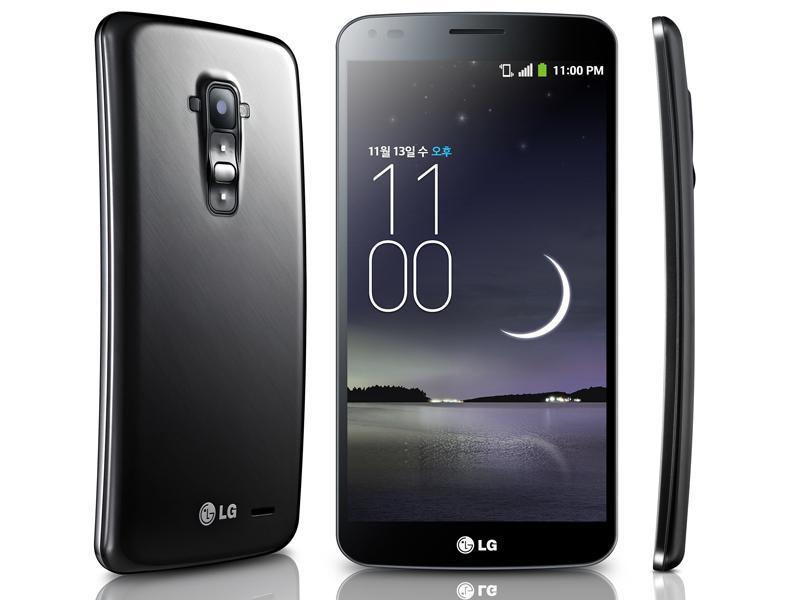 LG G Flex official group curved display