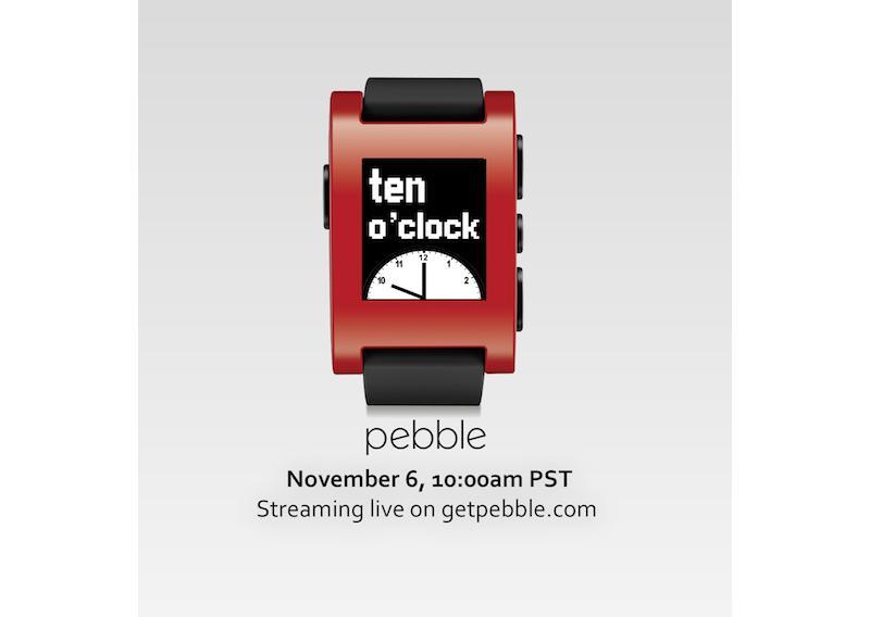 Pebble November 6 event