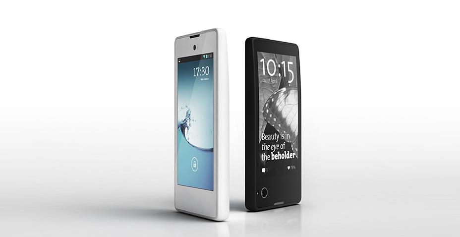 YotaPhone dual displays official white and black