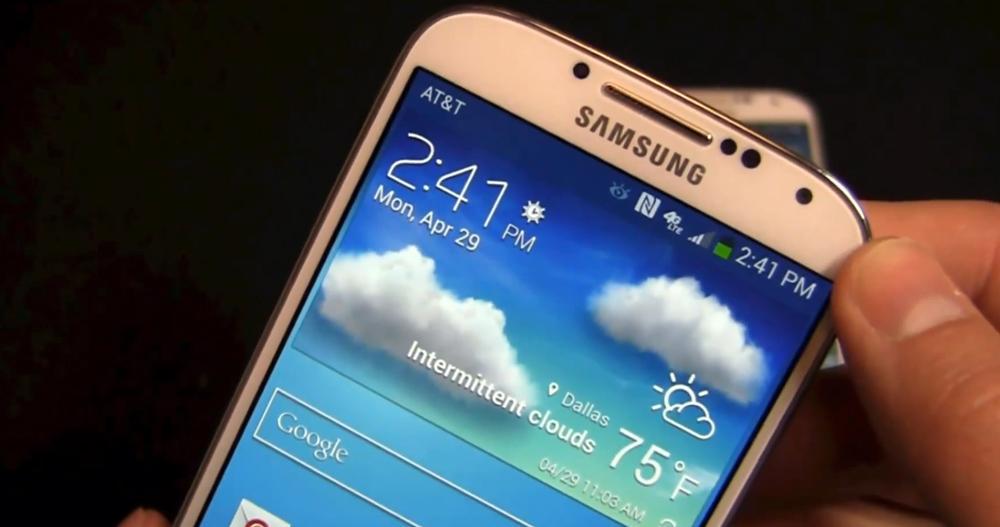 AT&T Samsung Galaxy S 4 close
