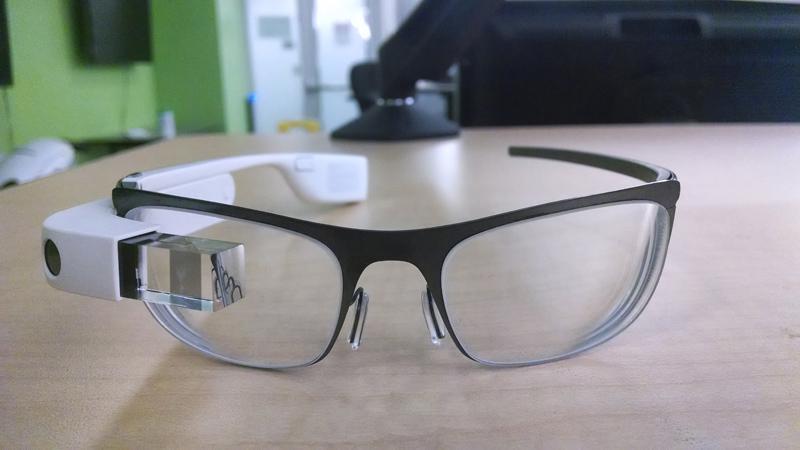 Google Glass prescription eyeglasses front