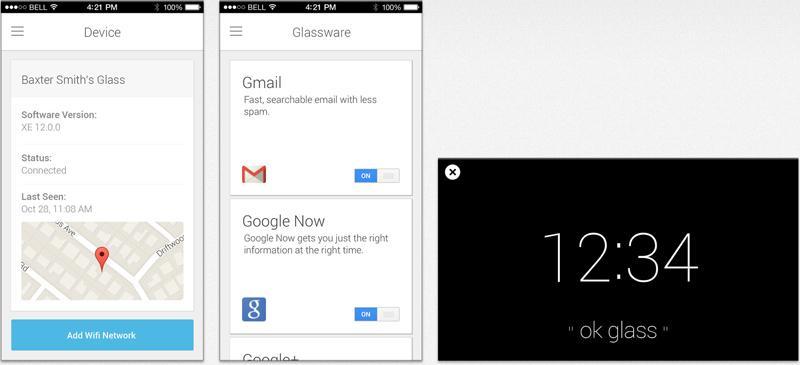 MyGlass iOS app for Google Glass