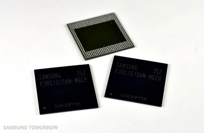 Samsung 8Gb LPDDR4 mobile DRAM