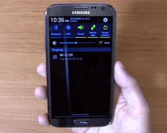 Verizon Samsung Galaxy Note II Titanium Gray