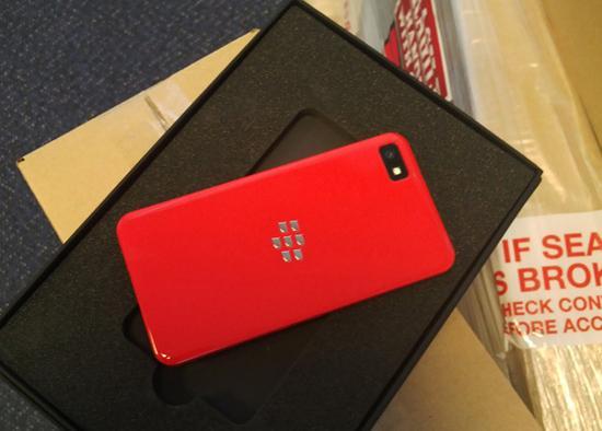 Limited edition red BlackBerry Z10