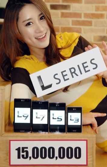 LG Optimus L Series 15 million units sold