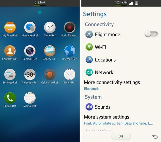 Tizen 2.0 Magnolia SDK screenshots apps, settings