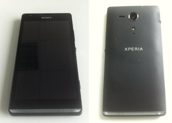 Sony Xperia SP front, rear leak