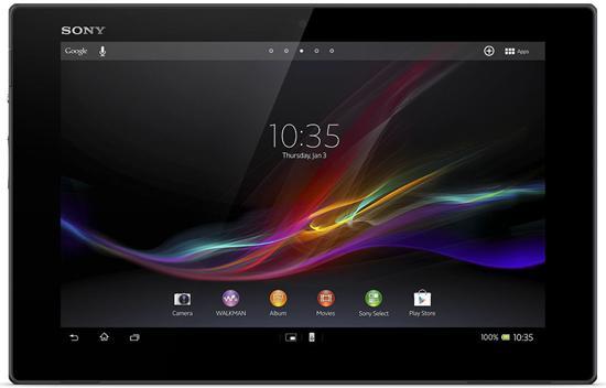 Sony Xperia Tablet Z front