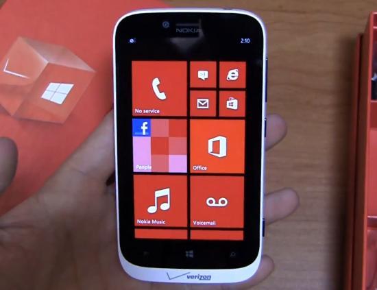 Verizon Nokia Lumia 822 white