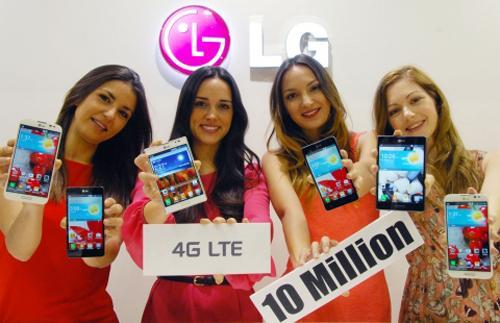 LG 10 million 4G LTE smartphones