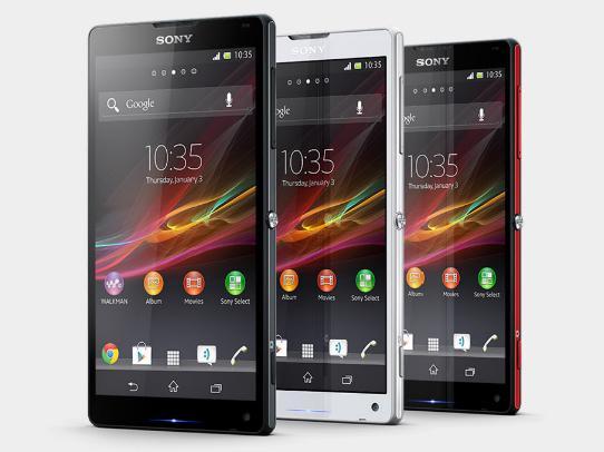 Sony Xperia XL black, white, red