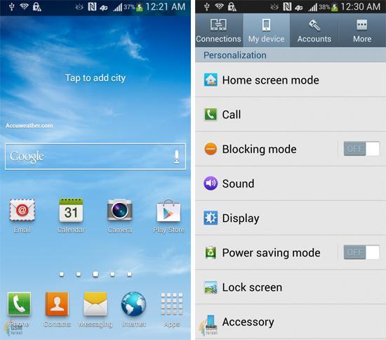 Samsung Galaxy S IV screenshots leak