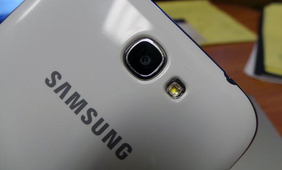 Samsung logo Galaxy S III rear