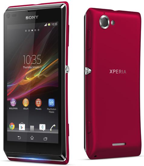 Sony Xperia L official red