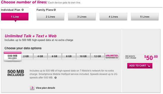 New T-Mobile Value plans live