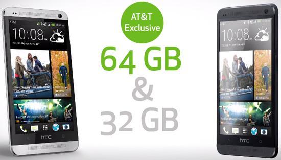 AT&T HTC One 64GB exclusive