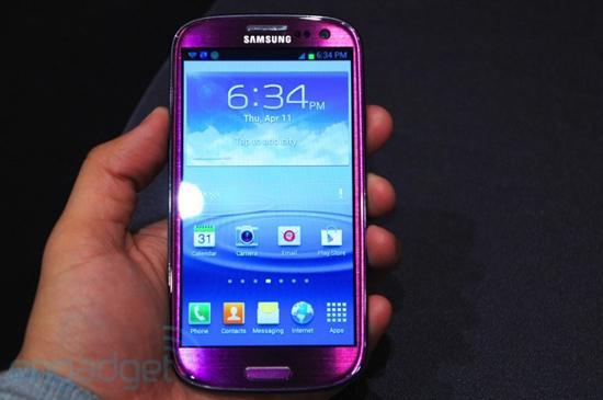 Amethyst purple Samsung Galaxy S III Sprint