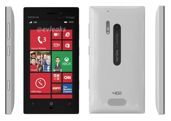 White Nokia Lumia 928 Verizon leak