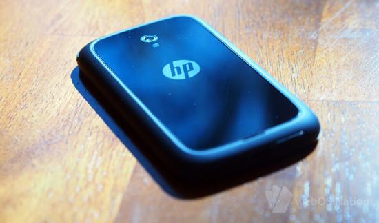 HP WindsorNot webOS full-touch smartphone rear