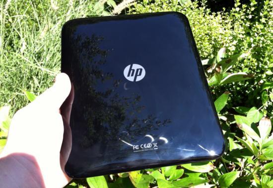 HP TouchPad rear