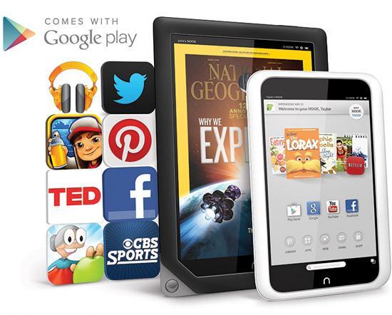 Nook HD, Nook HD+ Google Play support