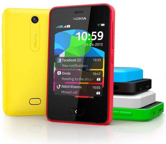 Nokia Asha 501 official colors