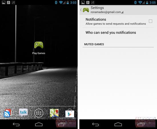 Google Play Games screenshot leak