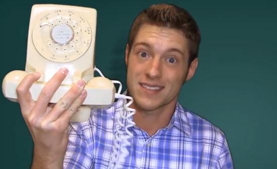 PhoneDog Aaron Baker rotary telephone