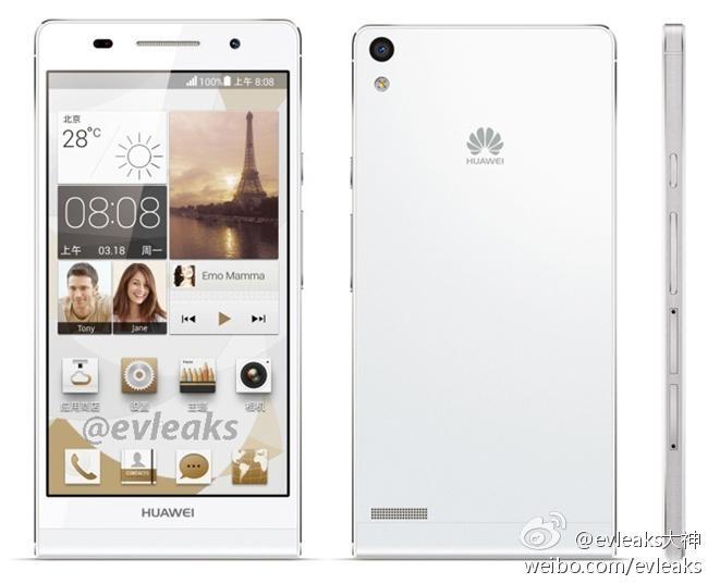Huawei Ascend P6 white leak
