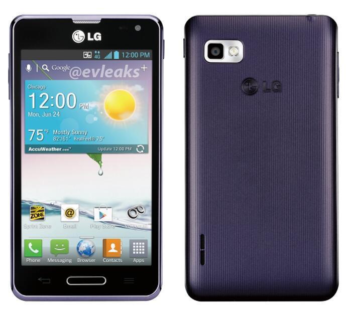 Sprint LG Optimus F3 purple LS720
