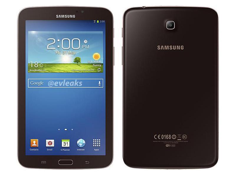 Samsung Galaxy Tab 3 7.0 gold brown leak