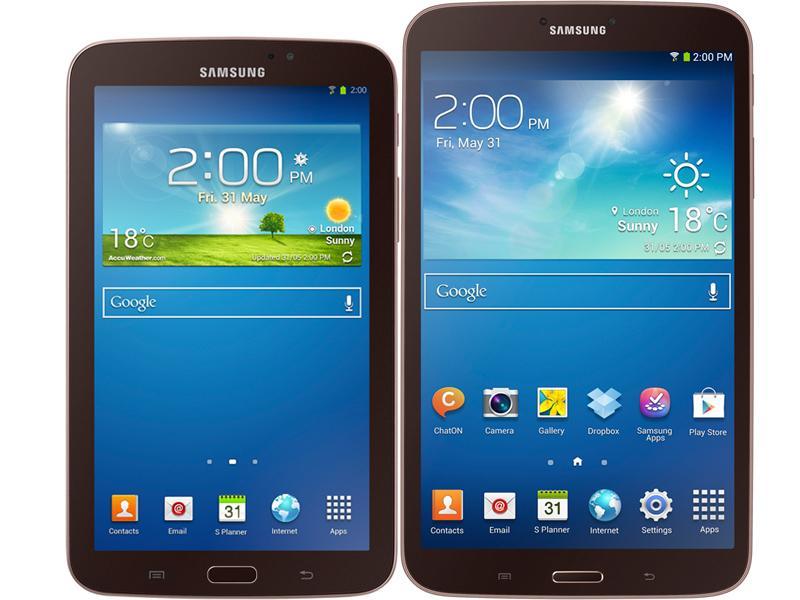 Samsung Galaxy Tab 3 7.0, Galaxy Tab 8.0 gold brown