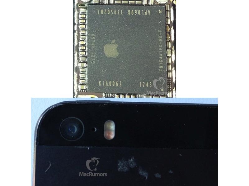 iPhone 5S Apple A7, dual-LED flash