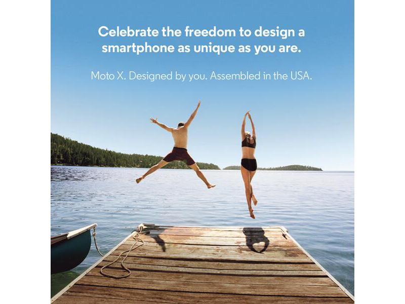 Moto X designed by you ad