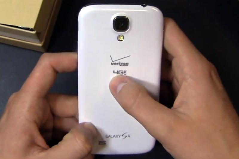 Verizon Samsung Galaxy S 4 White Frost