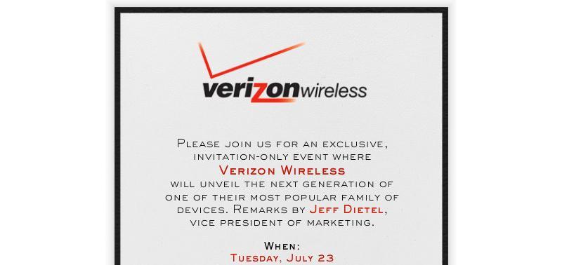 Verizon Droid event July 23