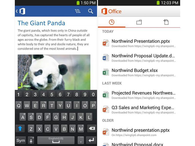 Office Mobile for Office 365 Android app