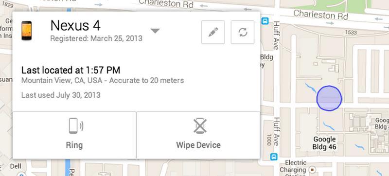 Android Device Manager official