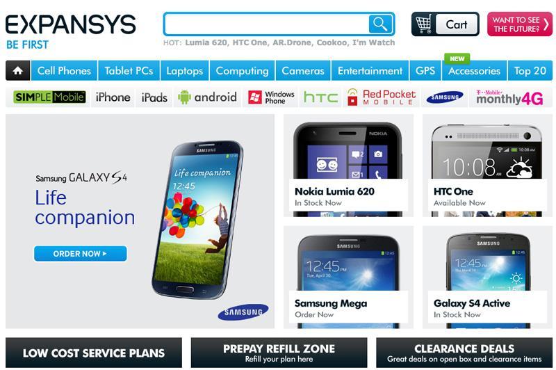 Expansys USA online retail store