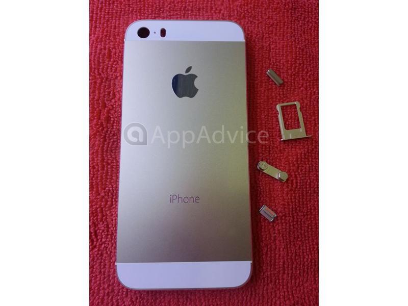 Gold iPhone 5S rear shell leak