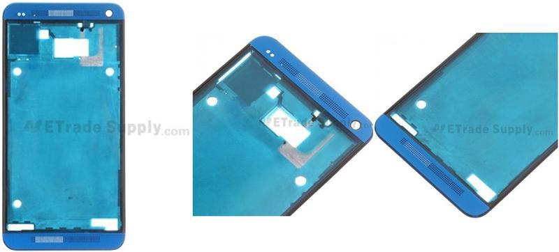 Blue HTC One front panel leak