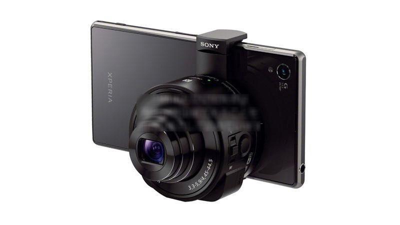 Sony Smart Shot QX10 lens camera leak attached