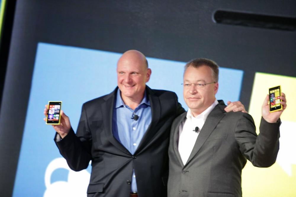 Microsoft CEO Steve Ballmer, Nokia CEO Stephen Elop