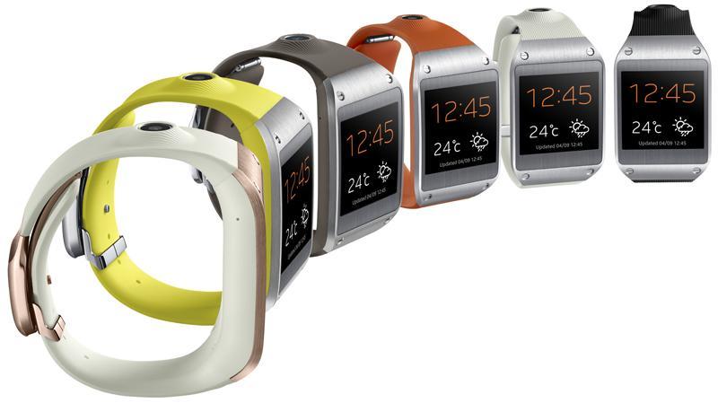 Samsung Galaxy Gear smartwatch colors