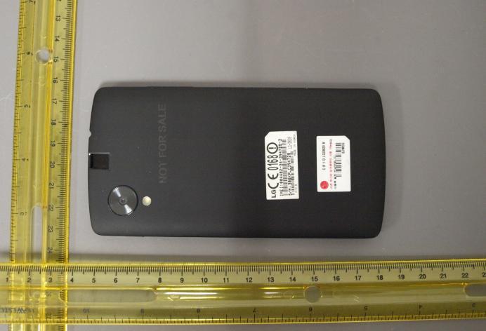 LG Nexus 5 FCC rear leak
