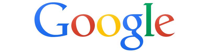 New flat Google logo